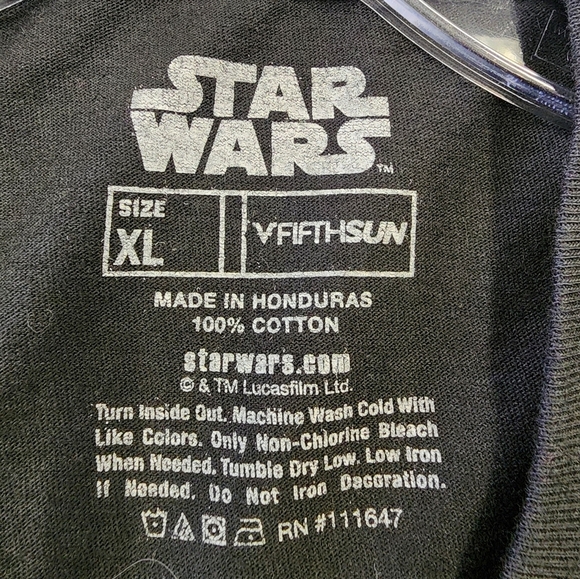 Star Wars Crewneck Graphic T-shirt, sz XL - Picture 3 of 10